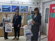 Грамота за участие и подарок от местного отделения партии ЕР